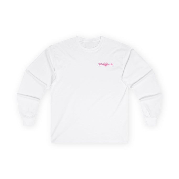 Pink Glaze-ish Cake Long Sleeve Tee — 'Yummy' Cute Bakery