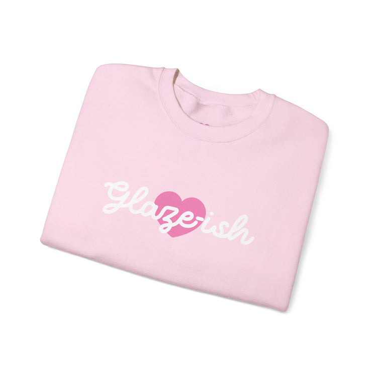 Glaze-ish Logo Sweatshirt | Pink or White