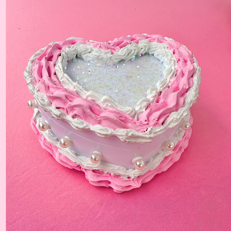 Pink and Pearl Jewelry Box