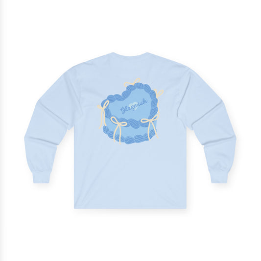 Pink Glaze-ish Cake Long Sleeve Tee — 'Yummy' Cute Bakery