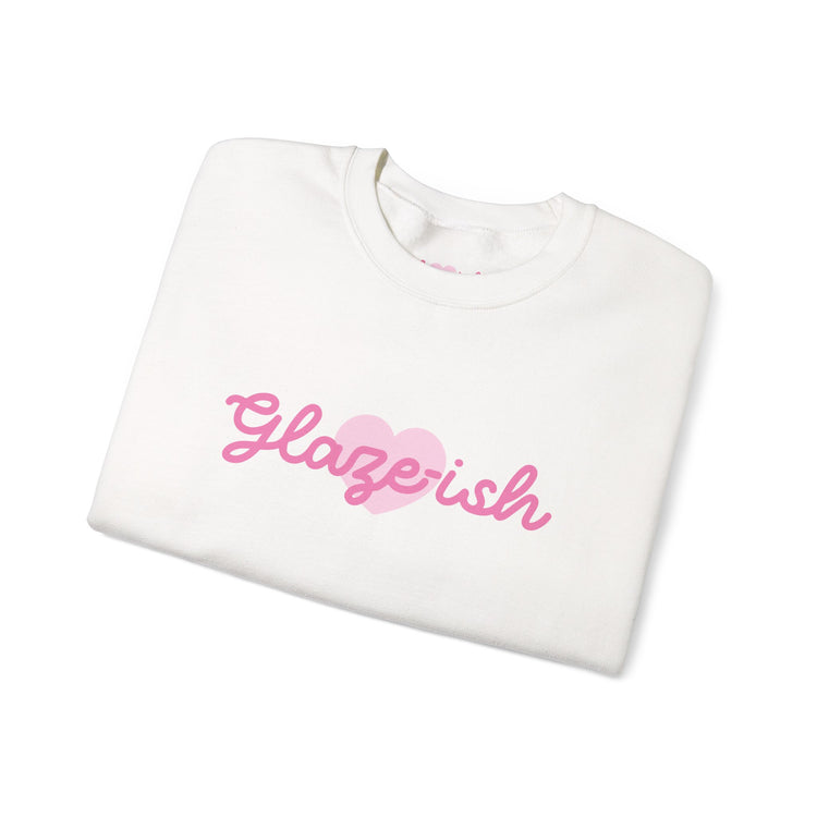 Glaze-ish Logo Sweatshirt | Pink or White