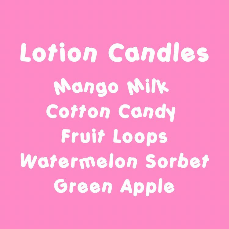 Glowing Glaze (lotion candles)