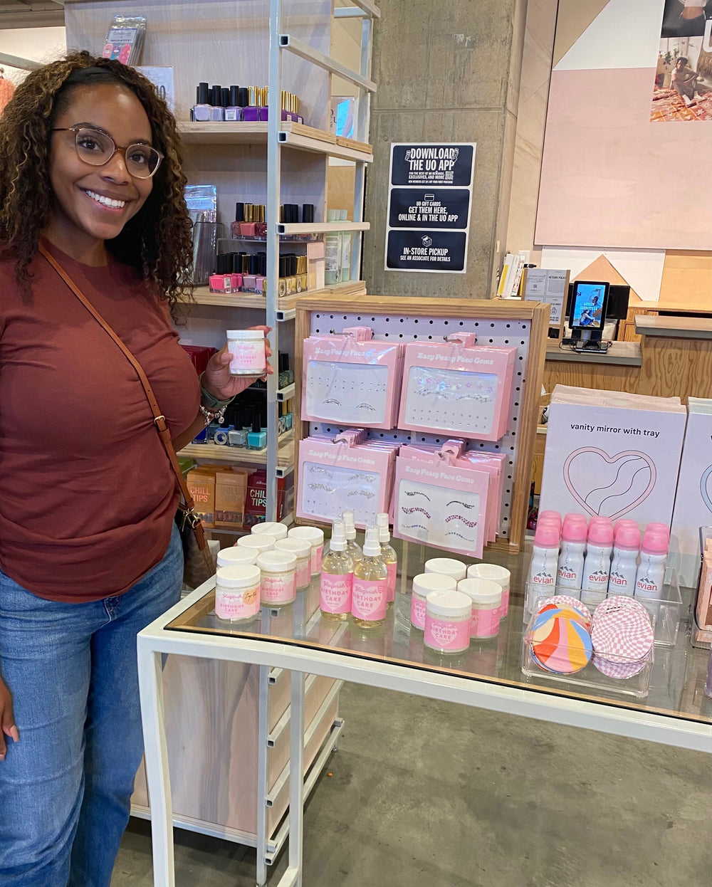 April with Glaze-ish Products sold at Urban Outfitters