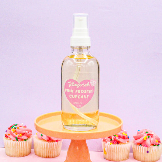 Pink Frosted Cupcake- Body Oil (PRE-ORDER)